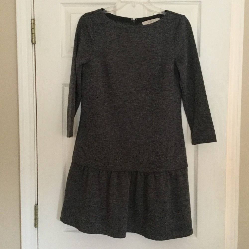 EUC Loft drop waist dress